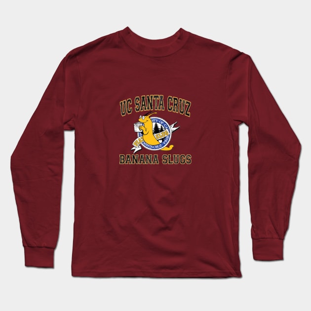 Santa Cruz Mascot Logo Long Sleeve T-Shirt by dikarwa